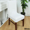 4/6/8PCS Dining Chair Seat Covers Slip Stretch Wedding Banquet Party Removable