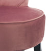 Velvet/Linen Dressing Table Stool Vanity Chair Bedroom Makeup Stool Seat Back