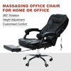 Luxury Office Computer Massage Chair Gaming Swivel Recliner Leather Executive