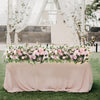 Artificial Wedding Flower Row Rose Peonies Hydrangea Garland Table Centerpiece