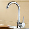 Kitchen Sink Mixer Taps Swivel Spout Single Lever Tap Mono Modern Chrome Faucet
