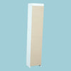 Corner Home Storage Cabinet Display Bookcase Bookshelf w/ Drawers Shelving White