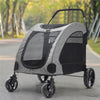 Large Dog Cat Stroller Pet Puppy Pram Pushchair Travel Cart Buggy Carrier 4Wheel