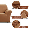 Sofa Covers 1 2 3 Seater Elastic Stretch Settee Sofa Slip Cover Protector Couch