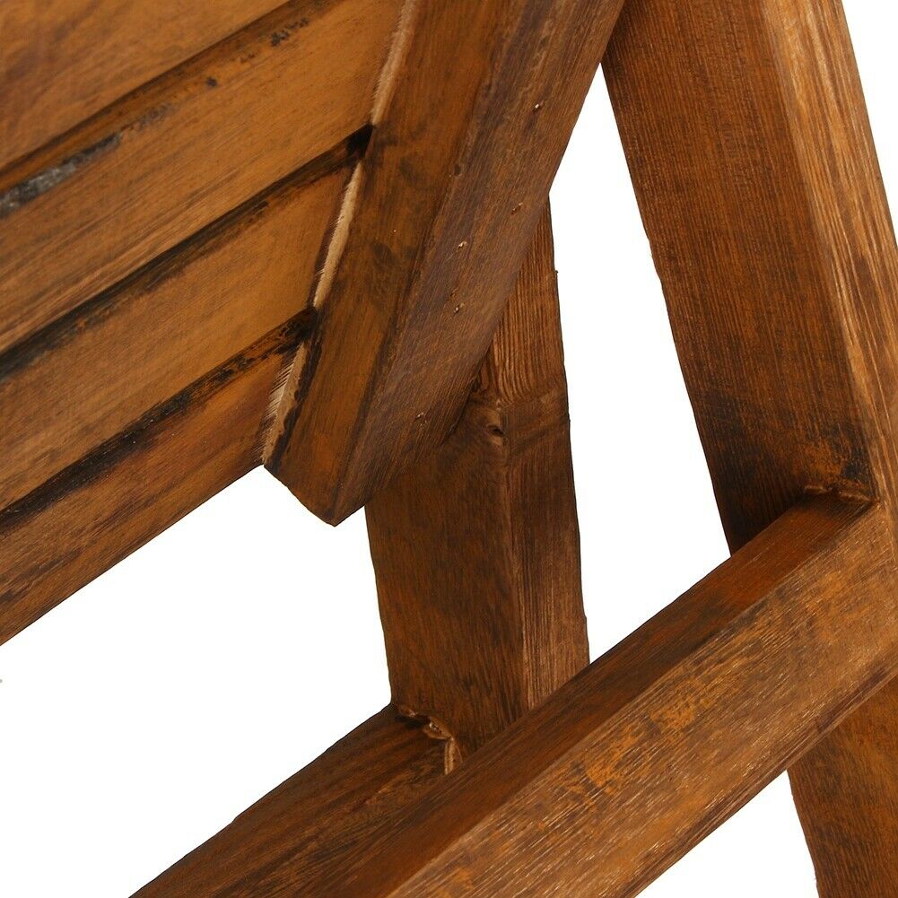 4 Tier Folding Wooden Ladder Book Shelf Stand Plant Flower Display Shelving Rack