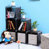 Bookcase Storage Shelf Corner Unit Cube 3 Tier Strong Shelving Home Office
