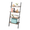 Industrial Ladder Shelf 4 Tier Bookcase Plant Flower Stand Storage Rack