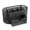 Metal Mesh Office Desk Stationary Organiser Set Pen Pencil Holder Storage Tidy