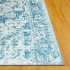 Luxury Rug Faded Blue Floor Carpet Area Rugs Mats Non Slip Living Room GB