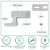 1/20X LED Smart Sensor Light Kitchen Cabinet Closet Cupboard Wardrobe Hinge Lamp