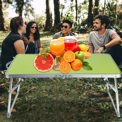 Portable Folding Camping Table Outdoor Garden Picnic Festival Fishing BBQ Desk
