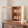 12Eggs Shabby Chic Wooden Egg House Holder Kitchen Cabinet Storage Cupboard Rack