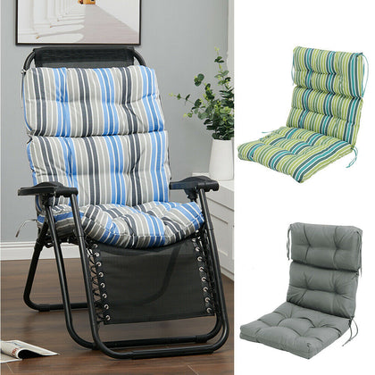 3Section Garden Sun Lounge Bed Chair Cushion Recliner Replacement Furniture Seat