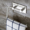 Wall Mounted Toilet Roll Holder Stainless Steel Tissue Stand Storage No Drilling