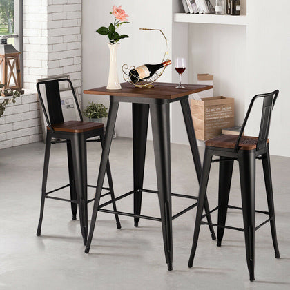 Tolix Pub High Chairs Bar Table Breakfast 2/4pcs Stools Set Cafe Commercial UK