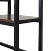 Industrial Console Table Bookshelf Rustic Wood Shelf Table Hallway Living Room