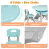 Kids Table Chair Set Children Toddler Study Painting Desk Home School W/ Drawers