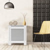 Radiator Cover Wall Cabinet Traditional Cross Wood Lath Universal Heater Cover