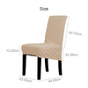 6Pcs Elastic High Back Dining Chair Covers Kitchen Chair Protective Slipcovers
