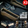 1 Pair Car Seat Gap Catcher Filler Storage Box Bottle Pocket Organizer Holder