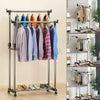 Heavy Duty Garment Clothes Rail Rack Coat Shirt Hanging Display Stand Shelf UK