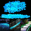 Large Pebbles Stones Glow in the Dark Home Garden Walkway Aquarium Fish Tank UK