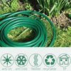 30M Heavy Duty Garden Hose Pipe Reinforced Braided PVC Outdoor Watering Pipe UK