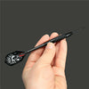 3PCS Black Professional Tungsten Darts Set Steel Tip Nylon Shaft Flight with Bag