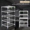 5 Tier Corner Plate Kitchen Bathroom Cupboard Organiser Tidy Storage Rack Stand