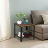 Practical Rustic Sofa Side End Lamp Coffee Table Tabletop Bedroom Living Room