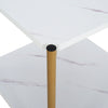 Coffee Table Marble Effect Tea Table Sofa Nested Side End Table Living Room Home