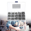 500X Stainless Steel M3 M4 M5 Hex Screws & Socket Bolts & Nuts Assorted Box Kit
