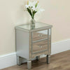 Mirror Bedroom Furniture Drawers Bedside Table Cabinet Chest Mirrored Dressing