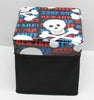 NEW OTTOMAN FOLDING STORAGE BOX SEAT CHEST FOOT STOOL POUFFE SEAT STORAGE SEAT