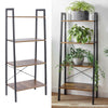 4 Tier Ladder Shelves Display Cabinet Bookshelf Unit Home Living Room Furniture