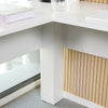 White L-Shaped Computer Desk Corner PC Table w/ Shelves Workstation Home Office
