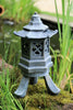Garden Solar Ornament  Pagoda, Japanese Lantern decor Ceramic