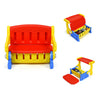 3-in-1 Kids Table and Chair Set Muiltiple Children Activity Learning Furniture