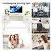 Home Office Desk Computer Desk Study Writing Table PC Workstation W/ 4 Drawers