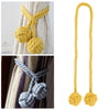 2Pcs Pair of Rope 2 Ball Curtain Tie backs Holdbacks Curtains & Voiles