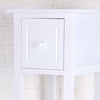 1pcs Slim Wood Table Bedside End side Telephone Table Storage Plant Stand
