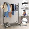 UK 4ft Heavy Duty Clothes Rail Home Shop Garment Hanging Coat Display Stand Rack