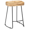 2x Solid Mango Wood Gavin Bar Stools Dining Room Chair Seat Multi Sizes