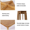 Vintage Stackable Bar Stool Backless Counter Seat Seating Chair High Legs Solid