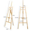 150cm Easel Wooden Artist Art Tripod Adjustable Studio Painter Drawing Display