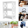 Bedside Table Cabinet Small Side End Table Nightstand Storage Organizer Shelf