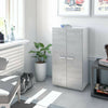 Grey and White Shoe Cupboard