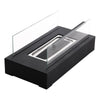 Bio Ethanol Fireplace Patio Heater Fire Pit In/Outdoor Table Glass Top Burner UK