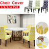 Stretch Dining Chair Covers Slipcovers Wedding Home Decor Seat Covers 1/2/3/4PCS