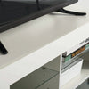 Modern White TV Unit Cabinet Stand High Gloss Doors Matt Body RGB LED Lights
